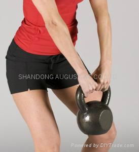 natural surface cast iron kettlebell 3