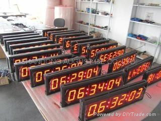 4inch 6 Digits Hh:Mm:Ss LED Wall Clock LED Countdown/up Counter