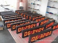 4inch 6 Digits Hh:Mm:Ss LED Wall Clock LED Countdown/up Counter