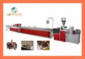 WPC/PVC door panel extrusion line 1