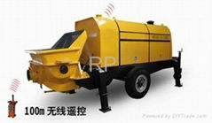 HBT Series Small Diesel Trailer Concrete Pump 