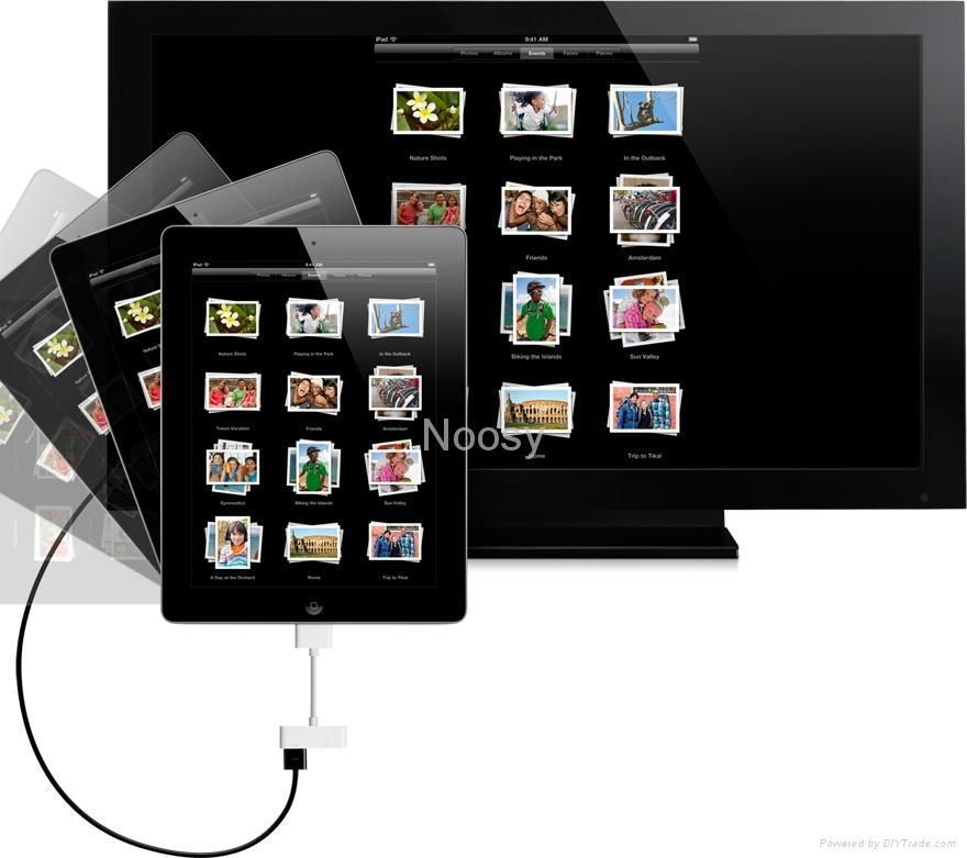 HDMI mirroring digital AV adapter for iPhone4 iPad iPod touch4 2