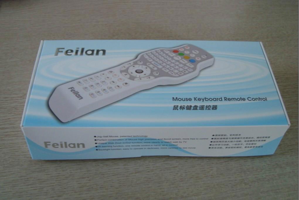 Media Player Remote with 2.4G RF Wireless Mini Keyboard Mouse IR Learning 2