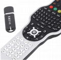 Media Center Remote with 2.4G RF wireless Mini Keyboard/Mouse IR Learning 2