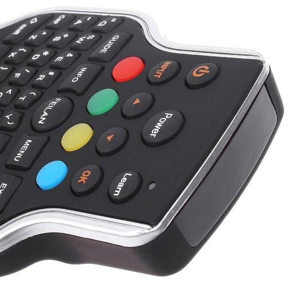 IPTV remote control with 2.4G RF wireless mini keyboard mouse and IR learning 3