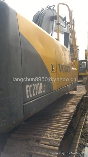 used crawl excavator volvo EC210BL