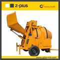 JZR350H diesel engine concrete mixer for