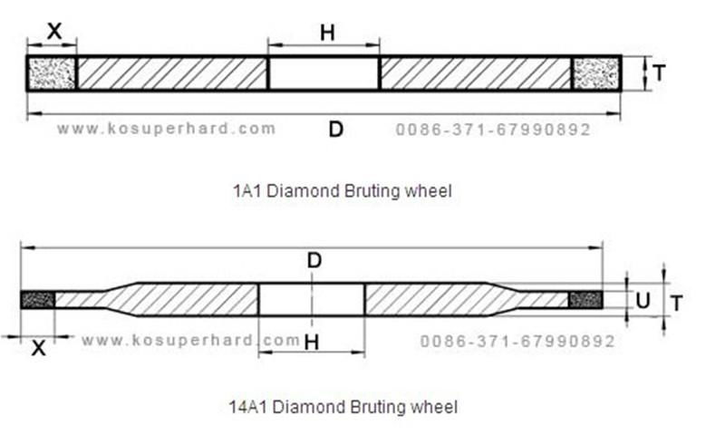 vitrified bond diamond bruting wheel 5