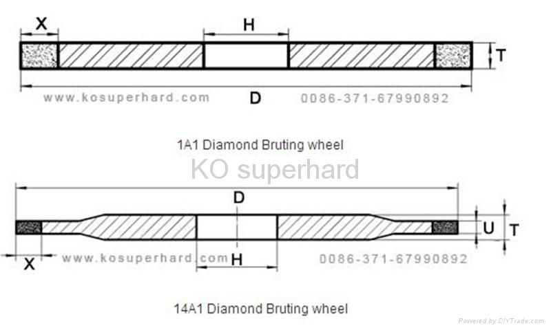 vitrified bond diamond grinding disc for natural diamond 2