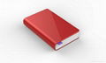 Book shaped power bank with 11000mah