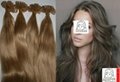 Russian Virgin Light Brown Pre Bonded Hair Extension 1