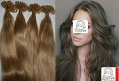 Russian Virgin Light Brown Pre Bonded Hair Extension