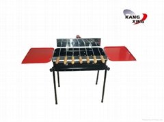 Flat-Foldable BBQ Grill Folded as a Suit Case