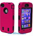 DELUXE HARD CASE COVER SILICONE SKIN FOR IPHONE 4G NEW
