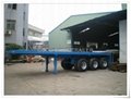 40FT 2AXLE FLATBED CONTAINER SEMI TRAILER 4