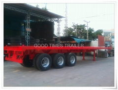 40FT 3AXLE  FLATBED CONTAINER SEMI TRAILER