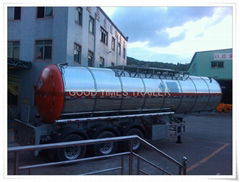 35CBM STAINLESS ACID TANK SEMI TRAILER