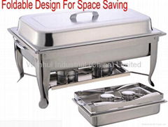 Hot Sale Space Saving Foldable Legs Chaffing Dishes