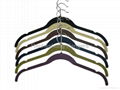 Shirt velvet flocked hanger 1