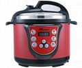 Smart Electric Pressure Cooker - 5 litre Capacity with red color 1