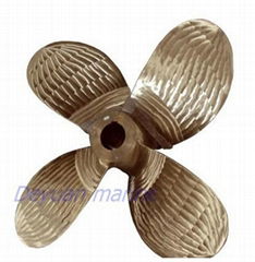 4 blade fixed pitch marine propeller 
