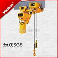 1t electric chain hoist low headroom