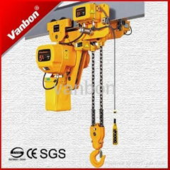 5t electric chain hoist low headroom type