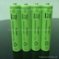 AA600mah 1.2v nimh battery for electric products/items 2