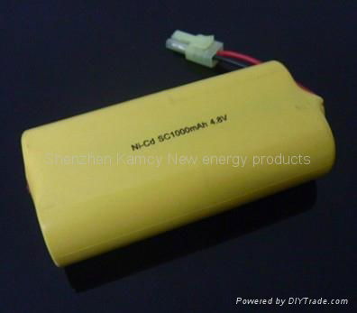 SC1000mAh 4.8V Ni-Cd battery pack 2