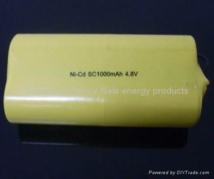 SC1000mAh 4.8V Ni-Cd battery pack 4