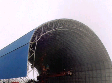 Henan Zhong    elf provided Power station Dry Coal Storage Space Frame Project 