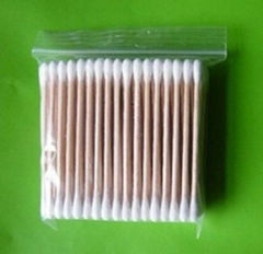 wooden Cotton Buds in The Polybag (100PCS)