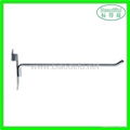 Chrome metal slatwall hook 1