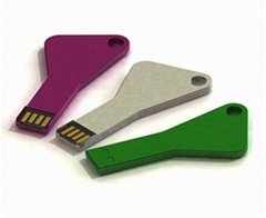 Key shaped usb flash drive