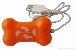 Bone shaped USB HUB