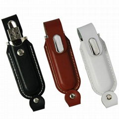 Leather usb flash drive