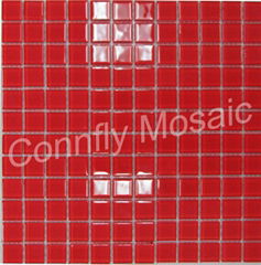 Red Series Grossy Glass Mosaic 