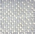 Super White Crystal and Stone Mixed Mosaic 3