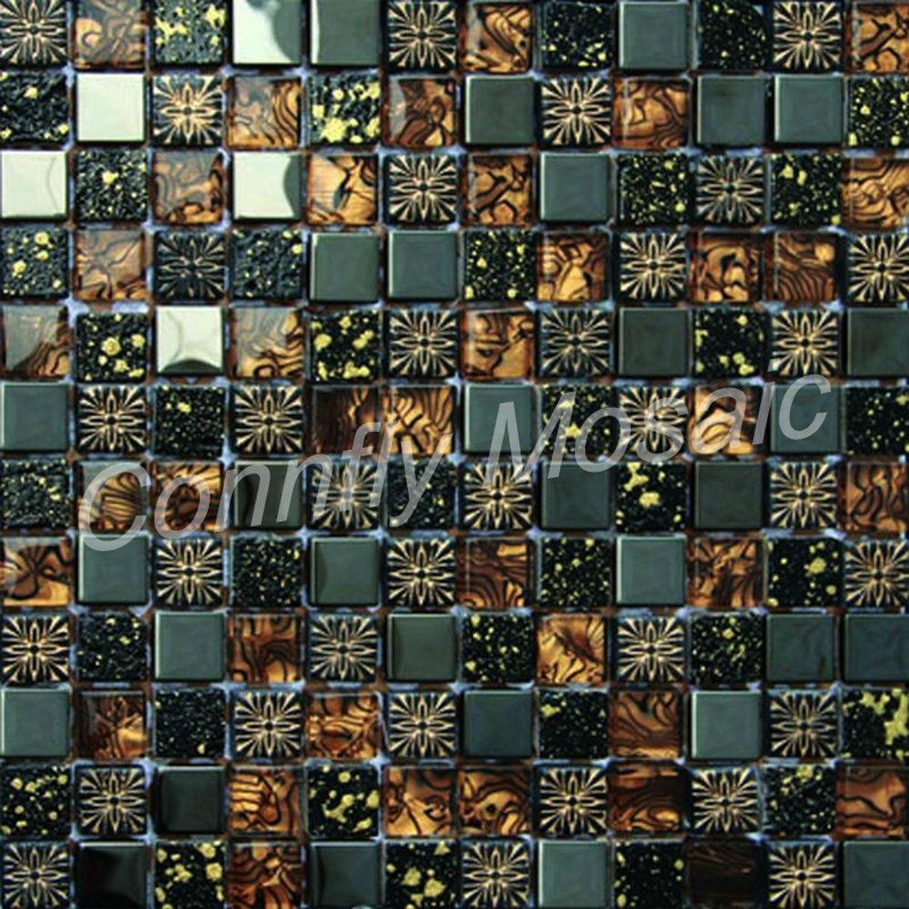 Resin and Shell Mixed Mosaic Tile 4