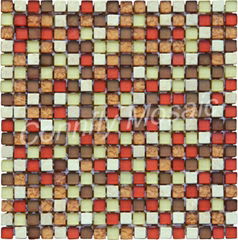 Crystal and Stone Mixed Mosaic