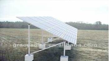solar pv Al aluminum ground mounting rack system 3