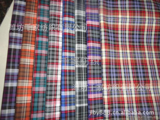 100%cotton yarn-dyed fabric( for garment) 2