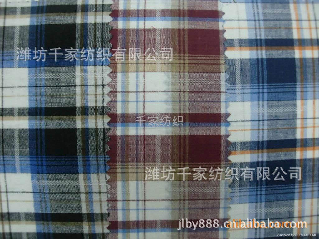 100%cotton yarn-dyed fabric( for garment) 3