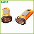 Portable super bright mini small led solar flahslight 2