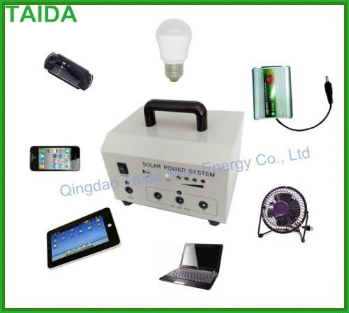 20w emergency solar lighting system with charger  2