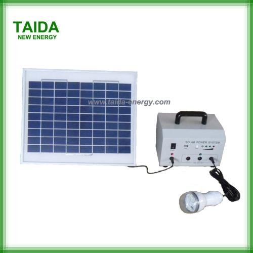 20w emergency solar lighting system with charger  3