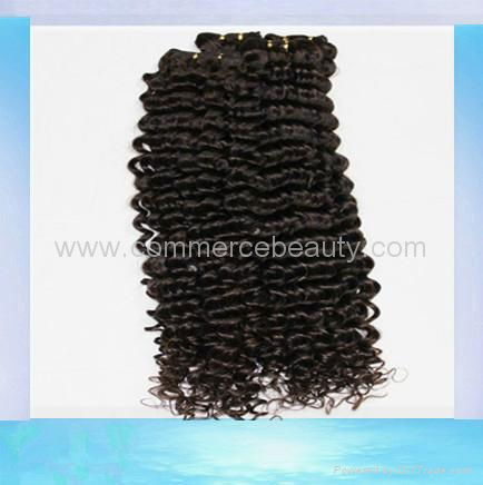 100% virgin remy human hair extension 4