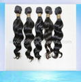 hot aaaa grade european brazilian peruvian indian hair human hair weft 5