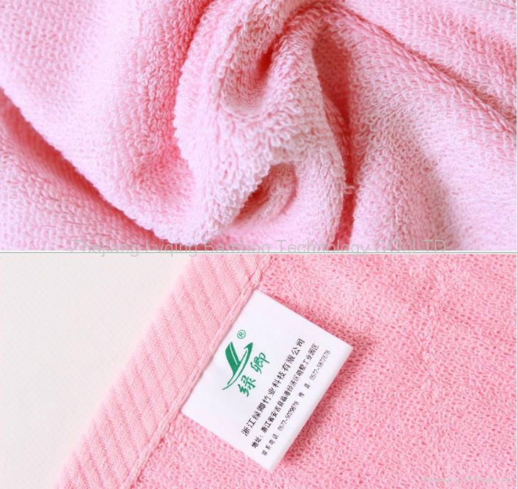 Lvqing Bamboo fiber striped satin towel 4