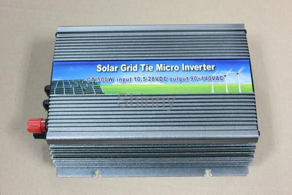 500W solar inverter 10.5-28V DC to AC 110V/220V 2